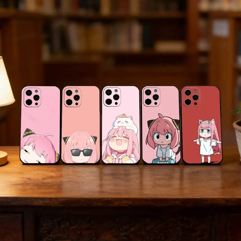 

Chibi Girl Phone Case Silicone Soft For IPhone 17 16 15 14 13 12 11 X XR Plus Pro Max Plus