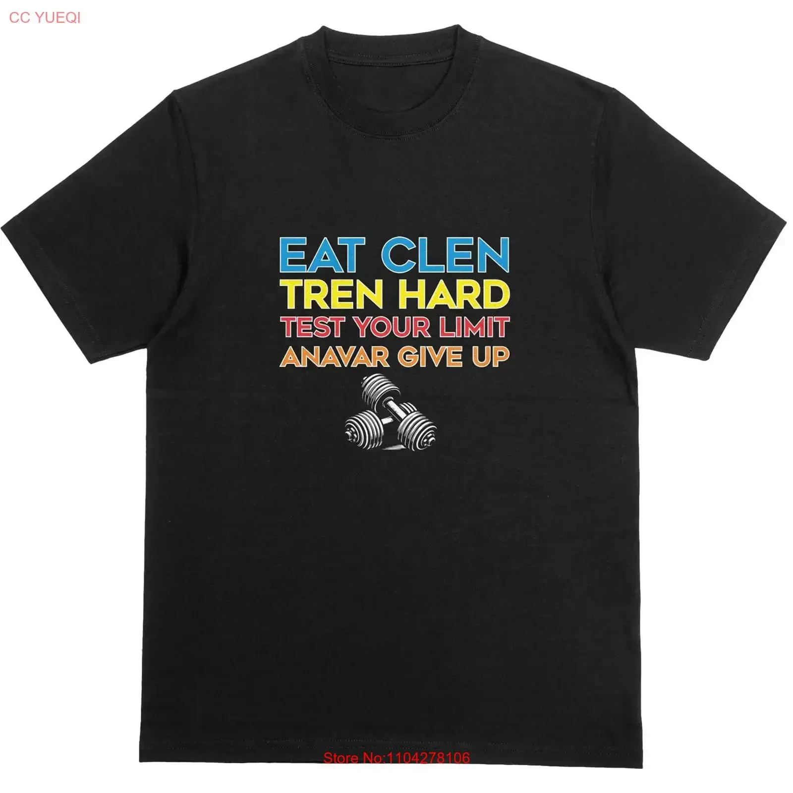 STEROID GYM T Shirt Eat Clen Tren Hard Test Your Limit Fitness vintage Washed Casual graphic Breathable Slightly fashion homme