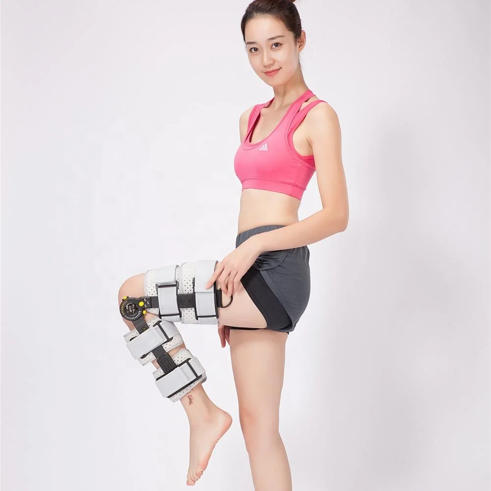 Adjustable Neoprene Hinged Knee Support Brace Joint Injury Splint Sport Knee Pads for Bone Care and Pain Relief