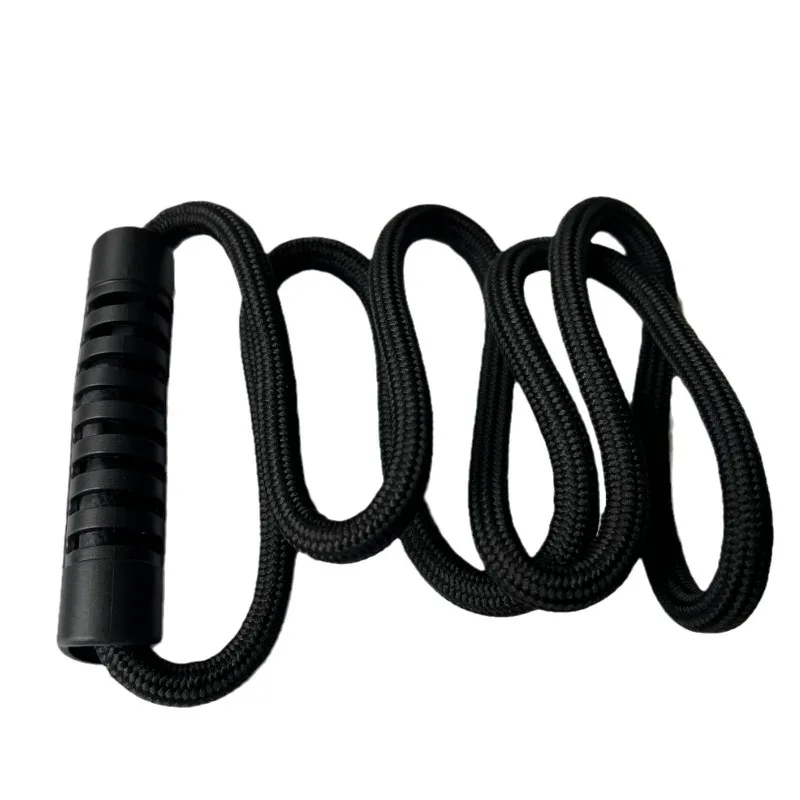 60cm Black Storage Strap with Handle Extension Cord Organizer Air/Water Hose Organizer for Garage Boat Storage Elastic Band