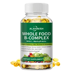 Vitamin B Complex Capsule for Supports the Nervous System Healthy Hair and Eyes Supports Energy Stress & Supports Better Moods