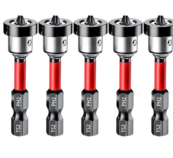 Magnetic Positioning S2 Screwdriver Bits Set for Drywall Plasterboard Gypsum Board Locating Bit Head Drilling Tools Home Improve