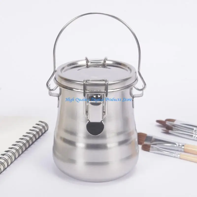 U2JE Professional Stainless Steel Art Brush Cleaner with Filter for Outdoor Painting