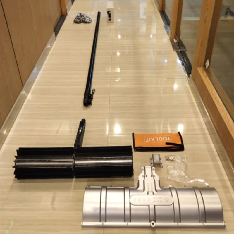 High Efficiency Solar Panel Cleaning Robot 7.2M Rechargeable Dry Cleaning Equipment Photovoltaic PV Module Home Commercial Use
