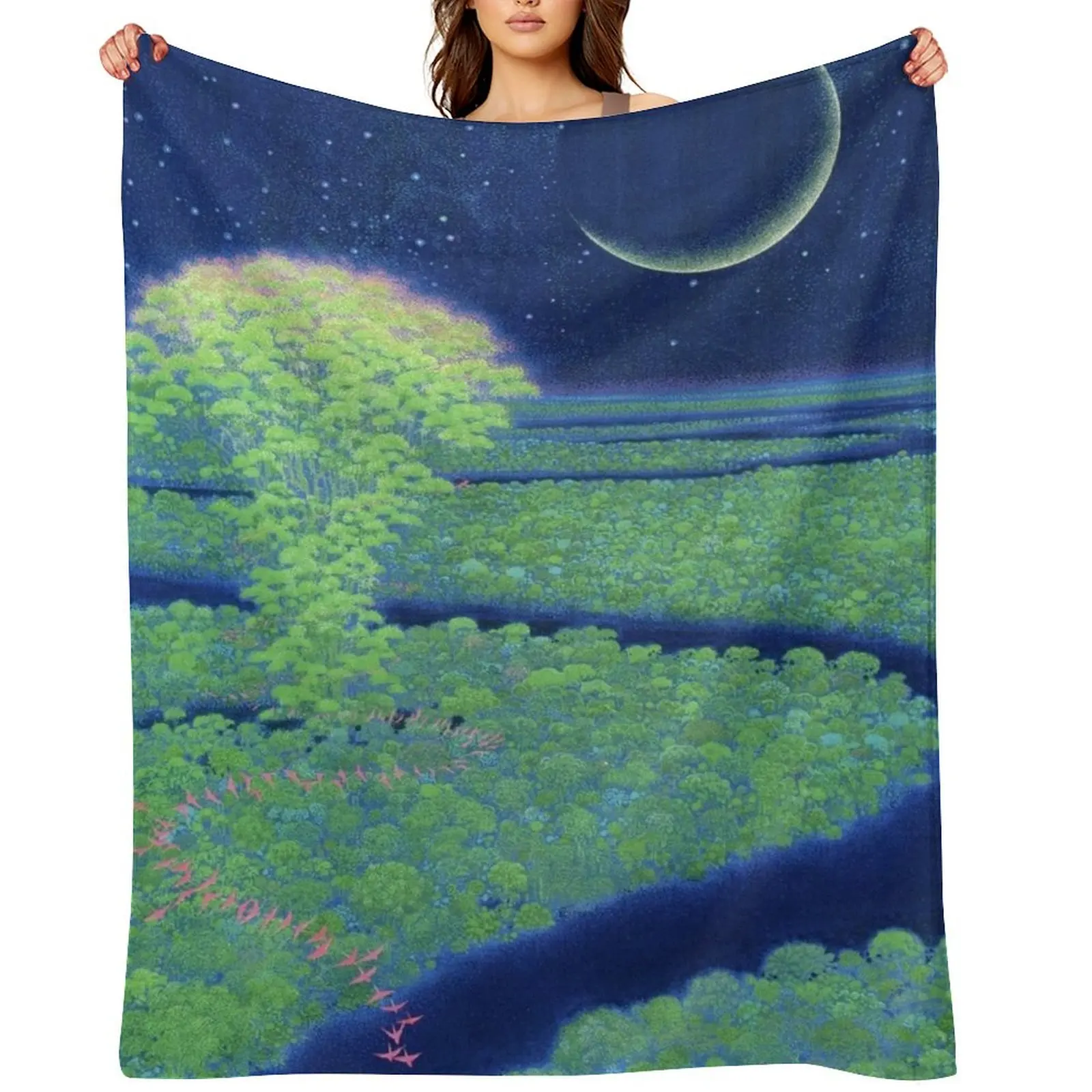 

Secret of Mana Throw Blanket Decoratives wednesday halloween Thins Blankets