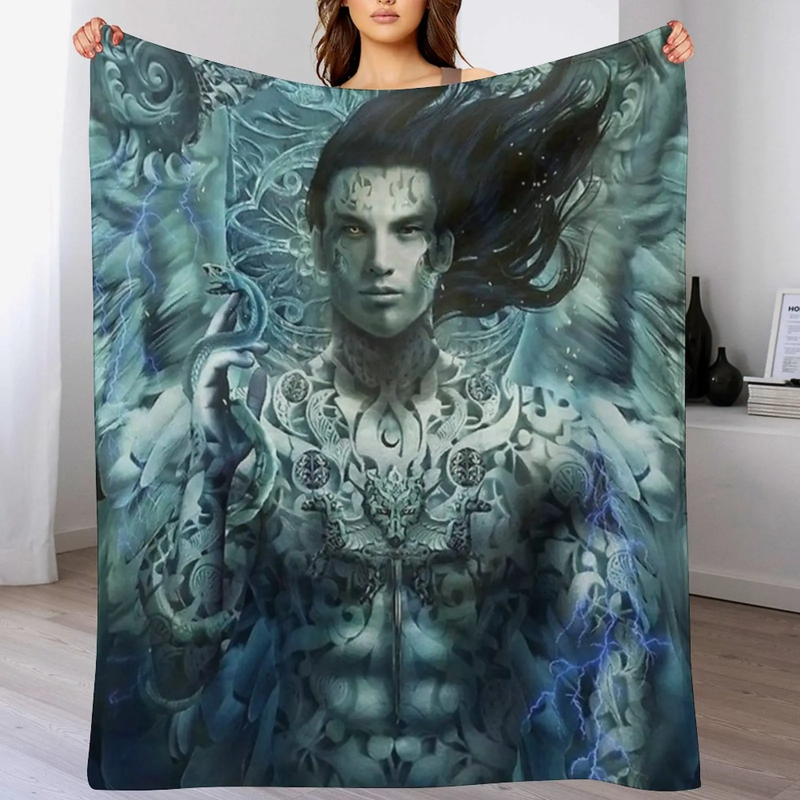 

House of sky and breath Poster Throw Blanket