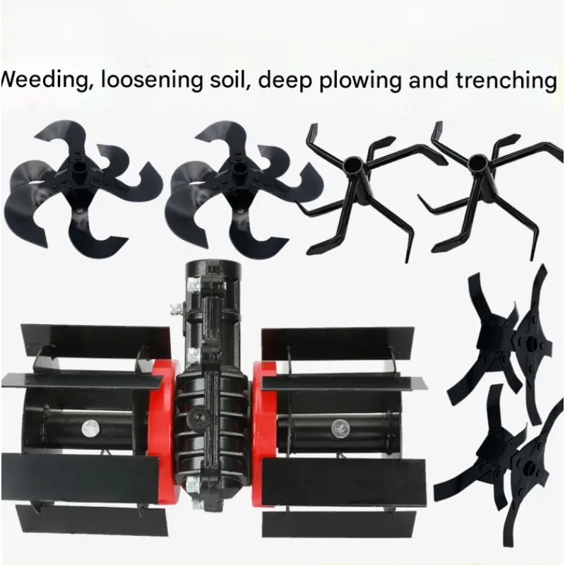 

Weeding wheel universal mower weeding loose soil ditching deep tillage wheel assembly anti-grass mower accessories