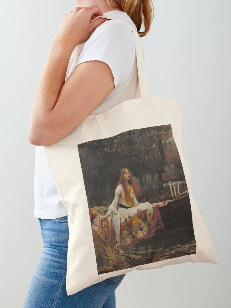

The Lady of Shalott 1888 - John William Waterhouse Tote Bag Shopper handbag free delivery bags Canvas