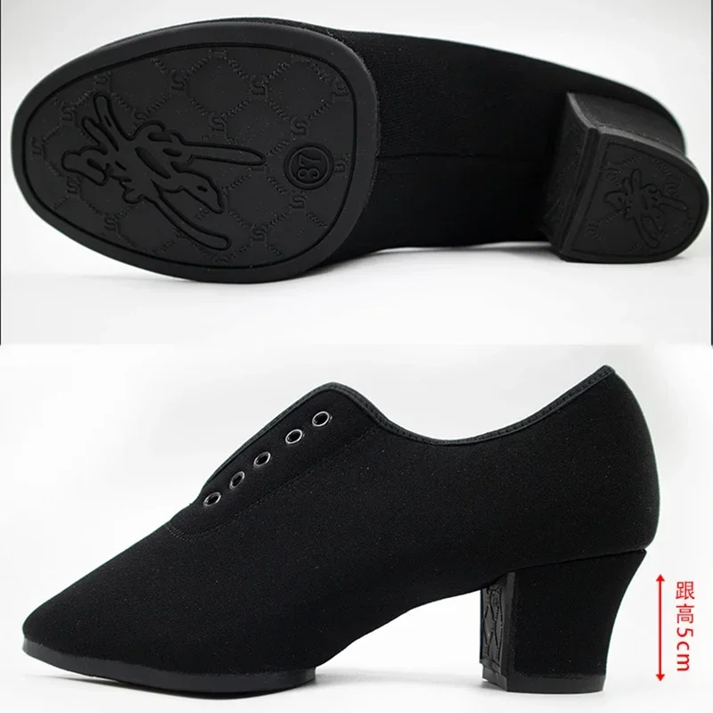 

Women Latin Dance Shoes Black oxford Ballroom Shoes for Adults boys Jazz Training Shoes Modern Tango Dance Sneakers Ladies/Men
