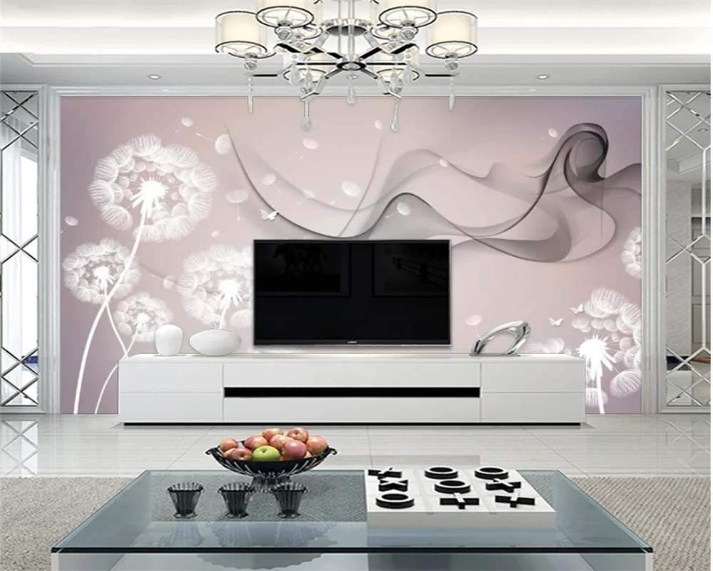 beibehang  Custom papel de parede TV modern atmosphere new silky living room bedroom decoration painter home film wallpaper