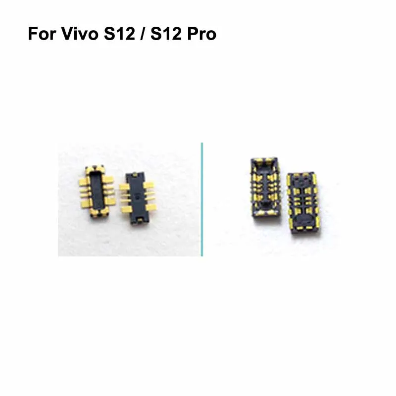 2PCS Inner FPC Connector Battery Holder Clip Contact For Vivo S12 S12 Pro Logic on motherboard mainboard on flex cable