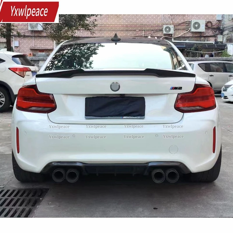 

For BMW F22 M235i F87 M2 2014 2015 2016 2017 2018 2019 High Quality ABS Material Car Rear Trunk Lip Spoiler