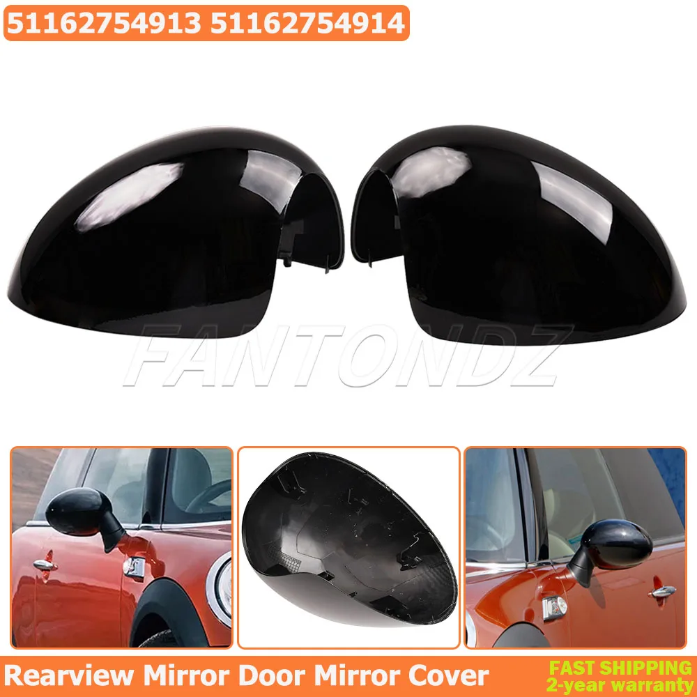 Manual Folding Side Mirror Cover Cap For BMW Mini Cooper R55 R56 R57 R58 R59 R60 R61 51162754913 51162754914 Door Mirror Covers