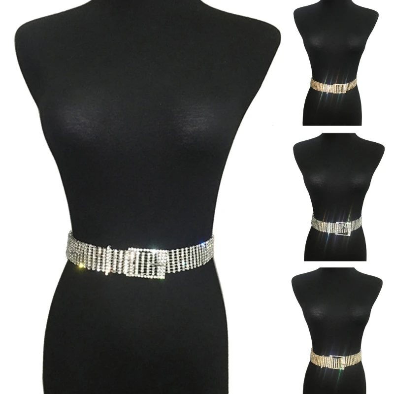 Glittering Waist Belt for Banquet Idol Costume Jewelry Waist Theatrical Costume Dropship