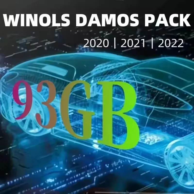 NEW WINOLS DAMOS Mappacks 93GB– ECU Chip Tuning Data Files for Cars Big Archive of Maps All Data Packs with WinOLS Software