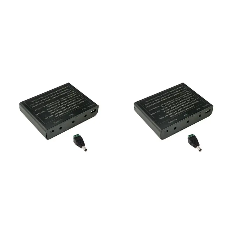 24-Hour Delivery 2X USB For DC 12V Output 6X 18650 Batteries UPS DIY Box For Cellphone Wifi Router LED Light Security Cam