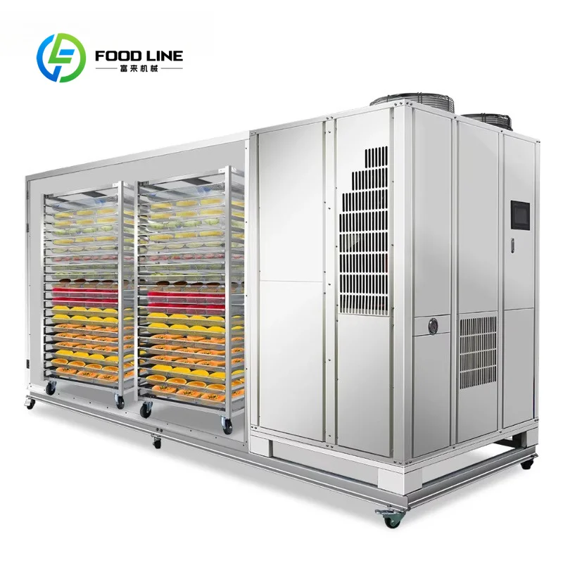 Industrial Dehydrator Customized, Heat Pump Hot Air Dryer for Sausage Coconut Cocoa Beans Chilli Meat Fruit Vegetable