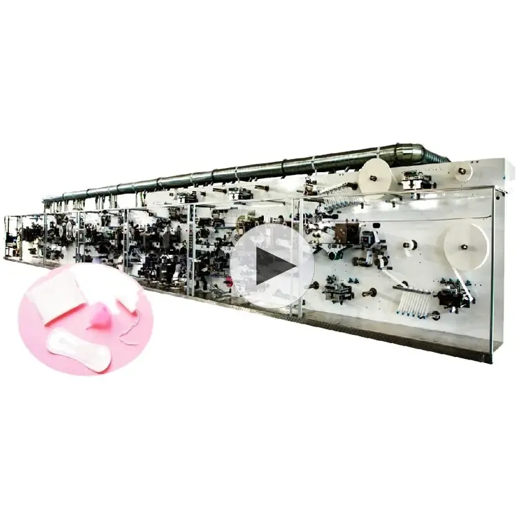 YUGONG Sanitary Napkin Making Vending Machine Pad Production Line Women Sanitary Napkin Machine