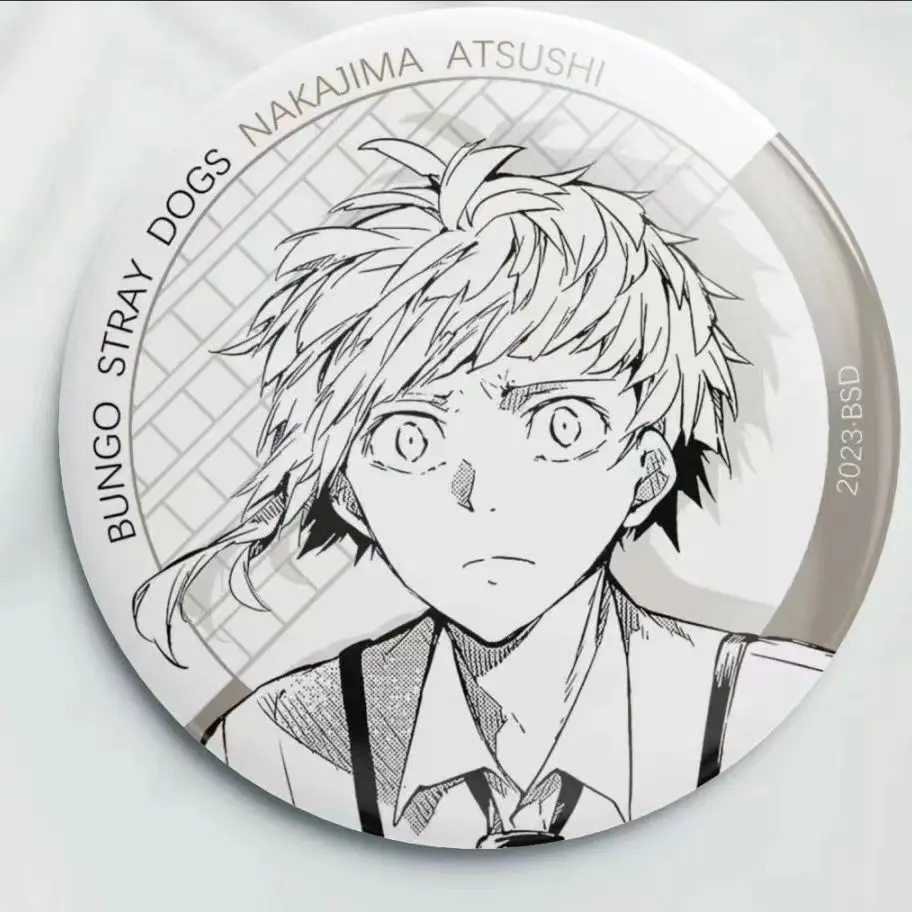 Bungo Stray Dogs Anime Peripherals Dazai Osamu Anime Derivatives Abzeichen Schmuck Nakajima Atsushi