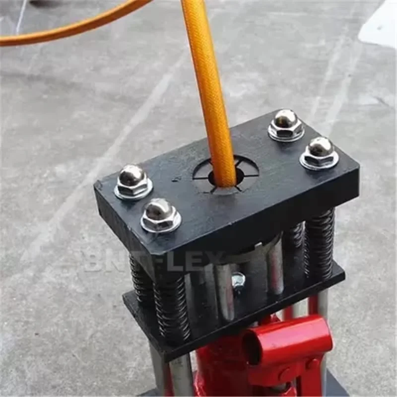 أحدث 5 طن أداة تجعيد الخراطيم اليدوية 6 أسنان ضغط القطر الخارجي 8-20 مللي متر ماكينة قفل أنابيب المياه خرطوم المكشكش #4