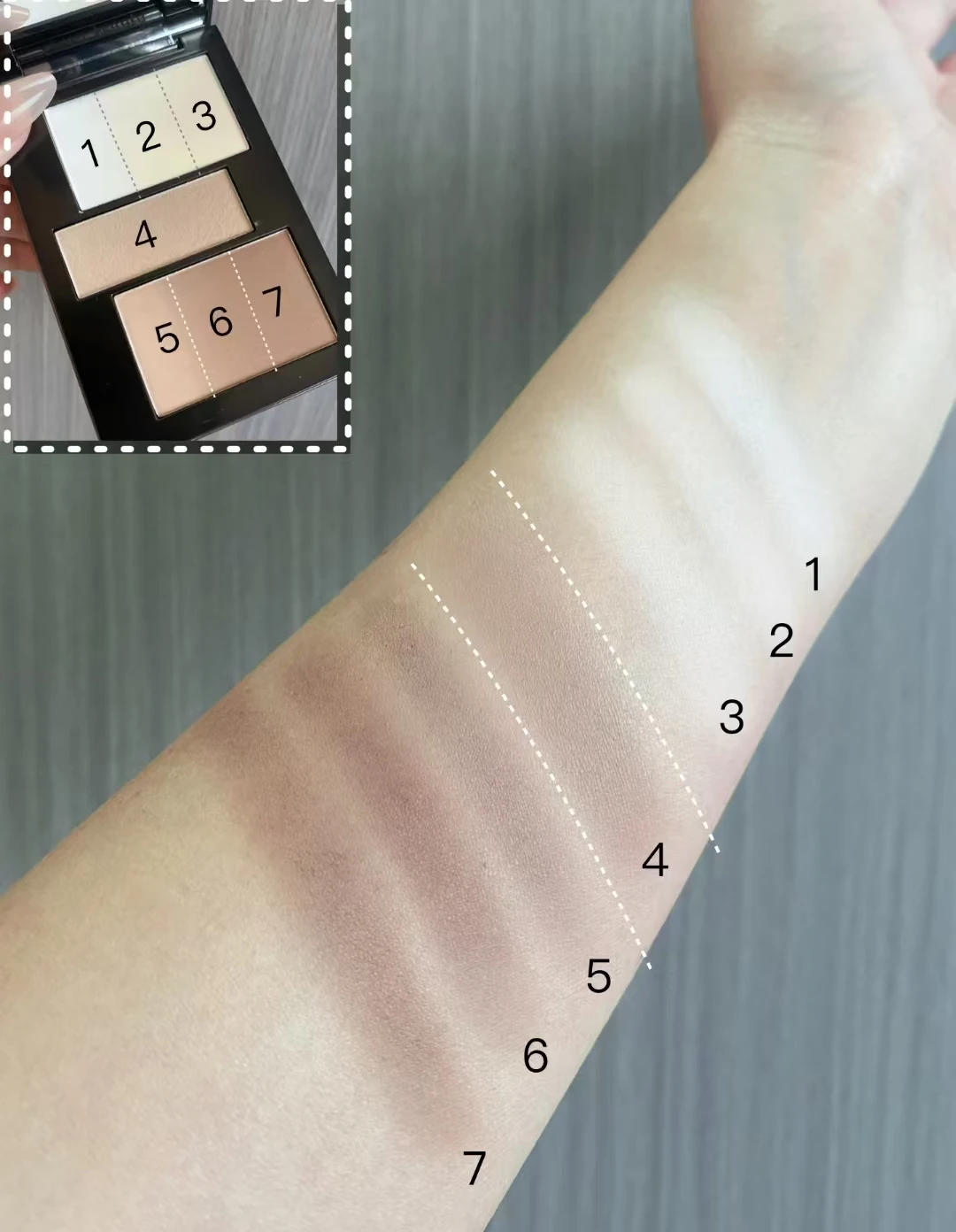 بودرة وجه مجسمة متعددة الاستخدام من Redchamber Bronzer Contour غير لامعة، مكياج متدرج اللون 8 جرام