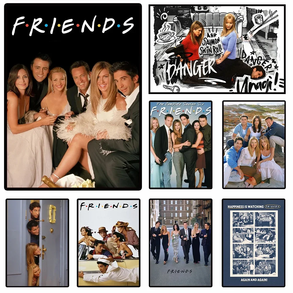 Classic TV Show Series Friends Photos Graffiti Posters Canvas Painting Wall Art Modern Paintings for Living Room Home Decor