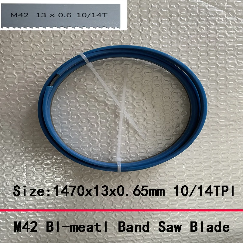 

3PCS 1470mm m42 bimetal band saw blade 1470x13x0.65mm 10/14TPI for cutting metal wood
