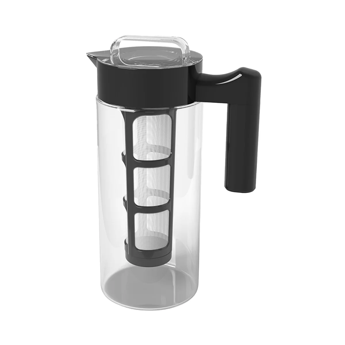 Cold Brew Coffee Maker, Glass Iced Coffee Maker and Tea Infuser with Leak-Proof Pitcher with Mesh Filter