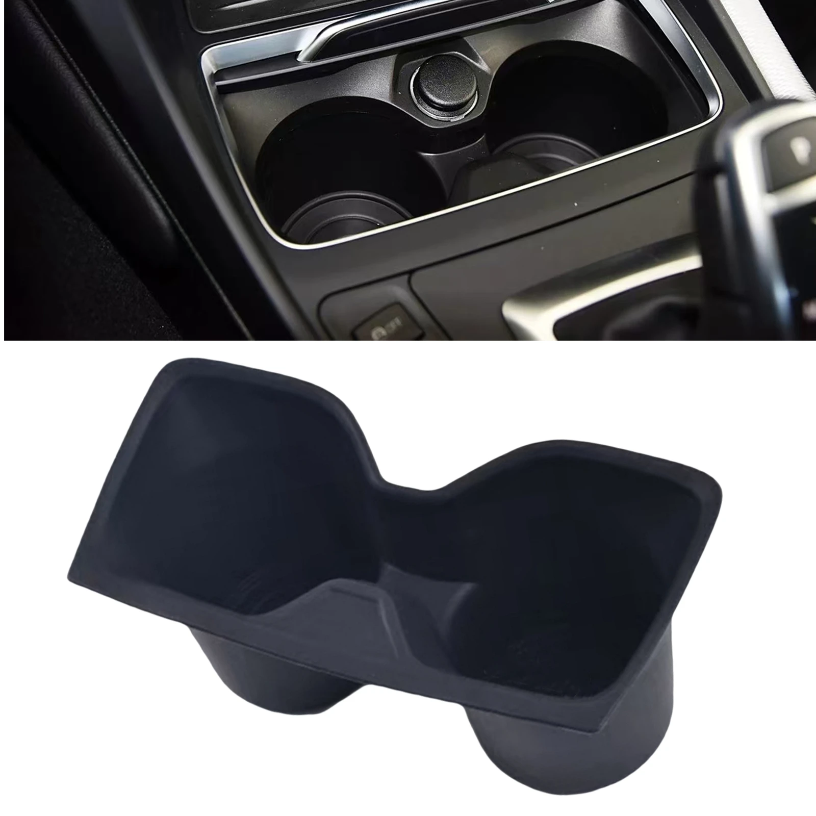 

Car Interior Center Console Insert Panel Drinks Water Cup Holder Cover For BMW 1 Series F20 F21 Wagon 2 Series F22 F23 F87 M2