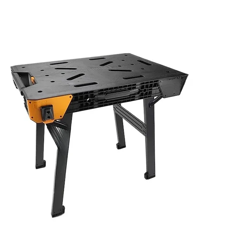 Fast folding storage workbench Heavy duty graduated construction desktop