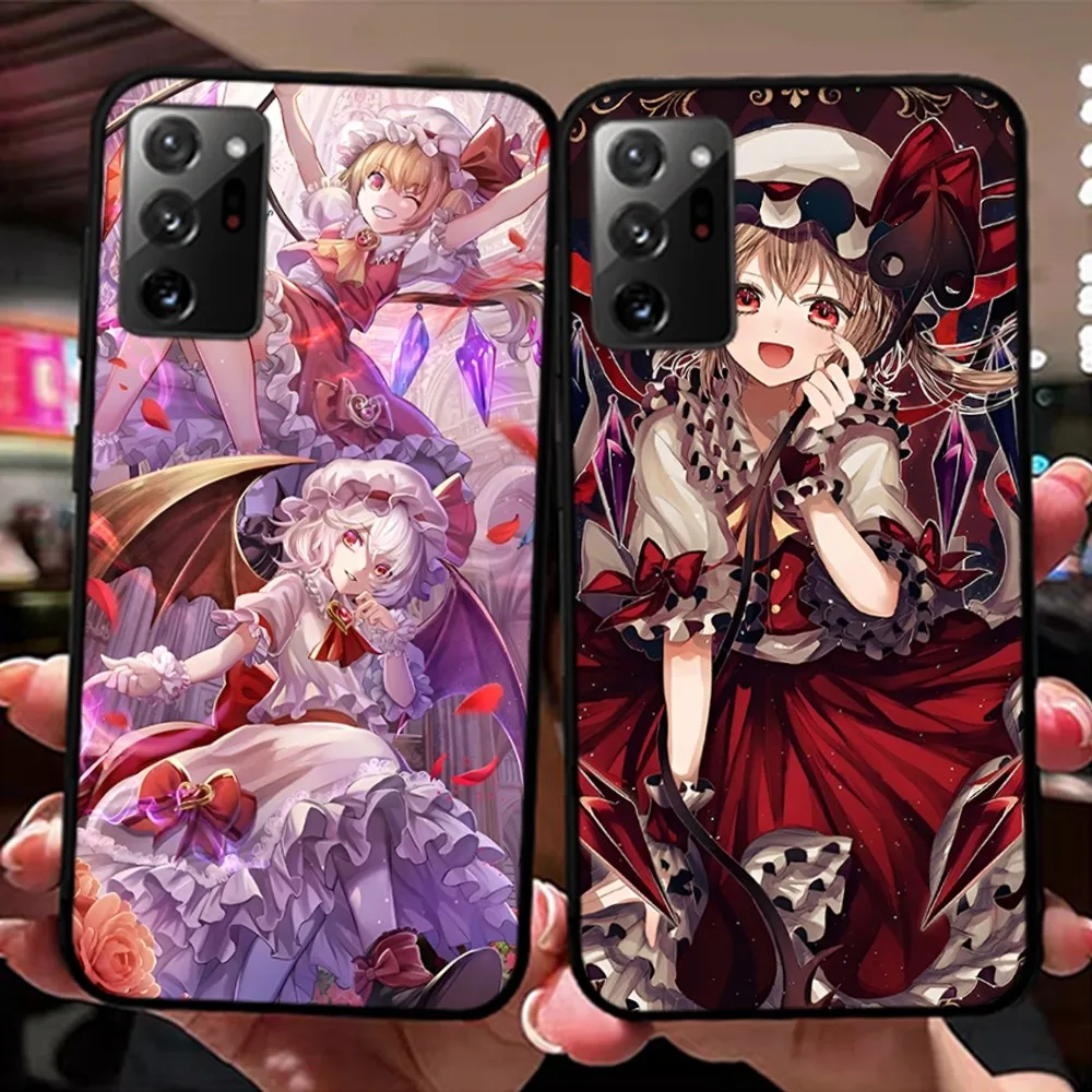 Anime Touhou Scarlet Eyes Phone Case For Samsung Note 8 9 10 20 pro plus lite M 10 11 20 30 21 31 51 A 21 22 42 02 03