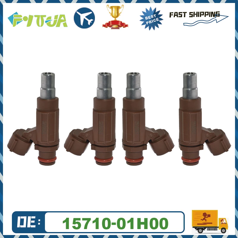 

4PCS Fuel Injector 15710-01H00 For SUZUKI GSX-R600 GSX-R750 2006-2009 GSXR750 GSXR600 2006-2009