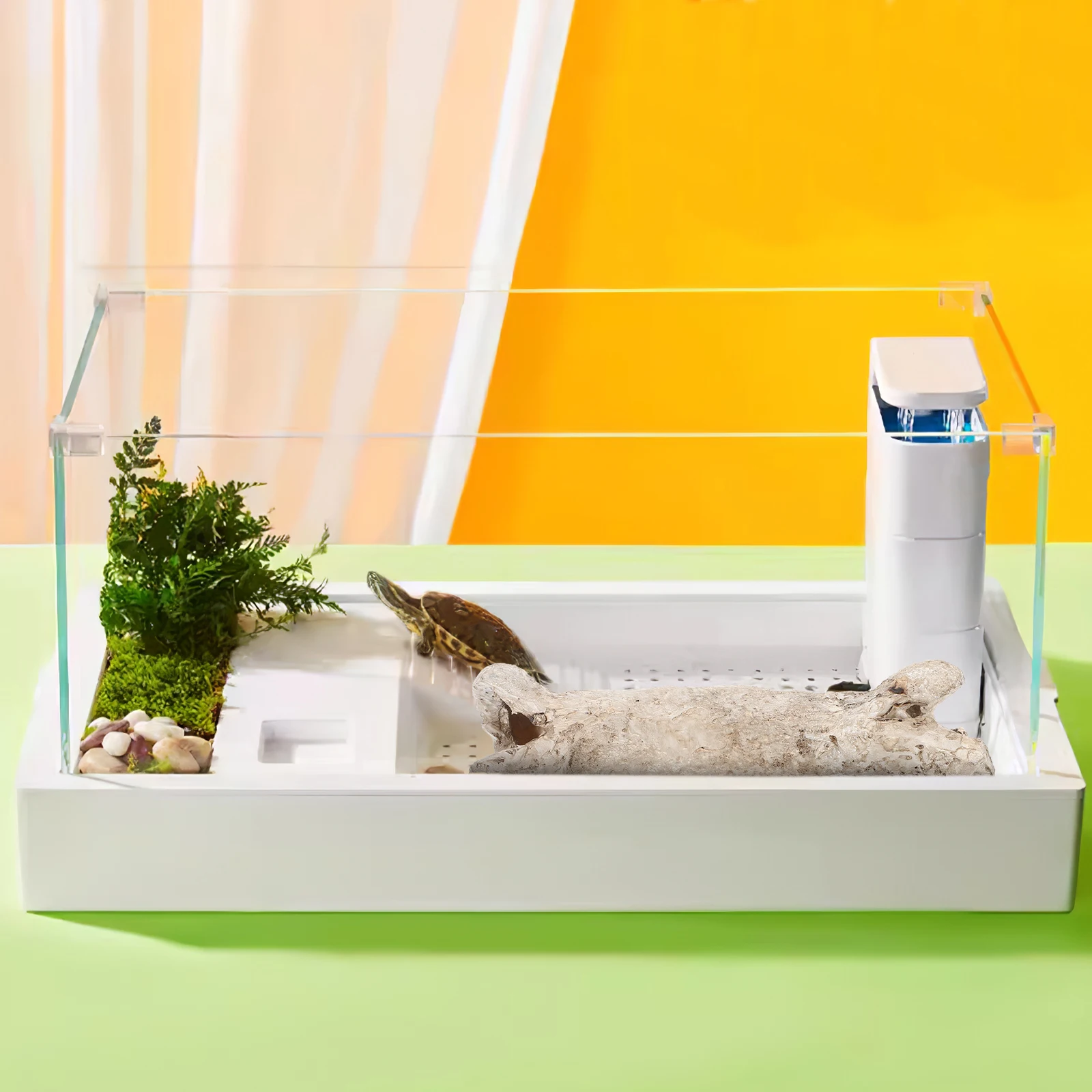 

Bone Shaped Reptile Hideout Resin Shelter Cave Exquisite Durable Pet Decoration Lizard Turtle Hiding Place Tank Adornment