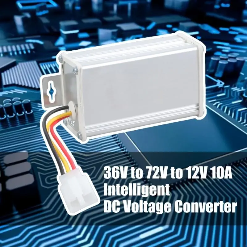 Safe práctico 36V 72V a 12V 10A Convertidores Reverse protección Scooters usa A0KF