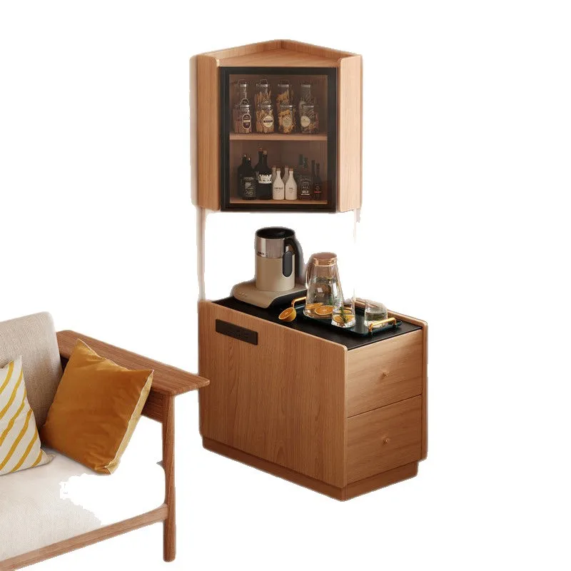 

Corner shelf, corner bedside storage cabinet, living room corner tea table 2025, side cabinet next to the new sofa