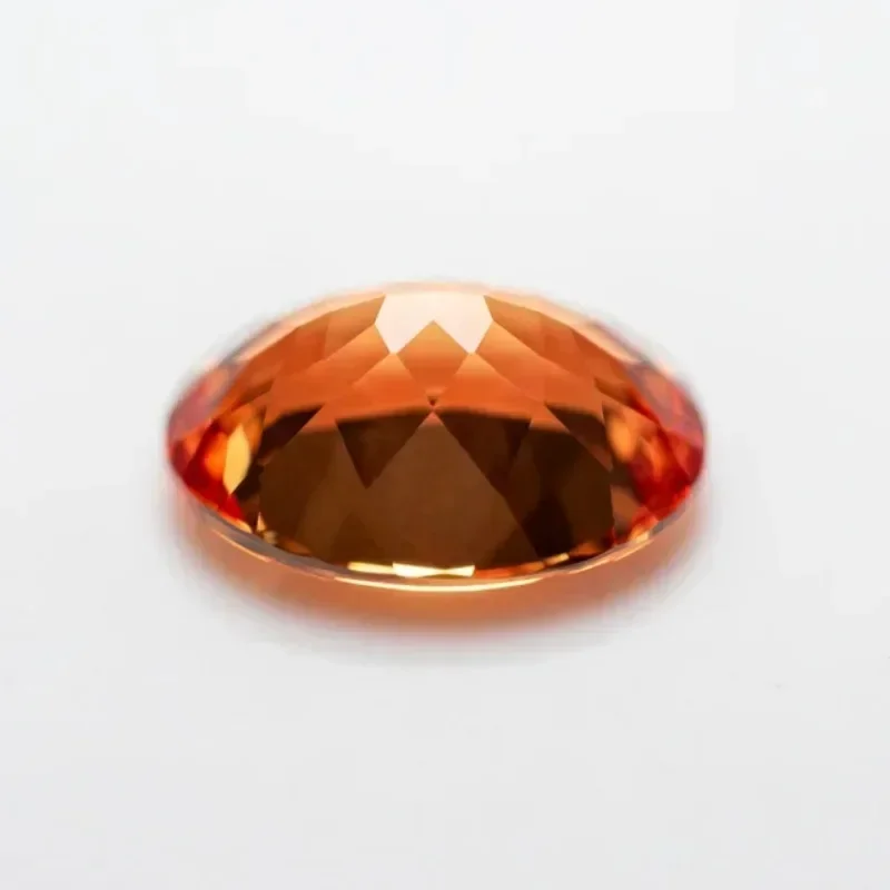 

NEW NEW Lab Grown Sapphire Oval Shape Orange Color Charms Gemstones For Diy Jewelry Making Pendant Material Selectable AGL Certi