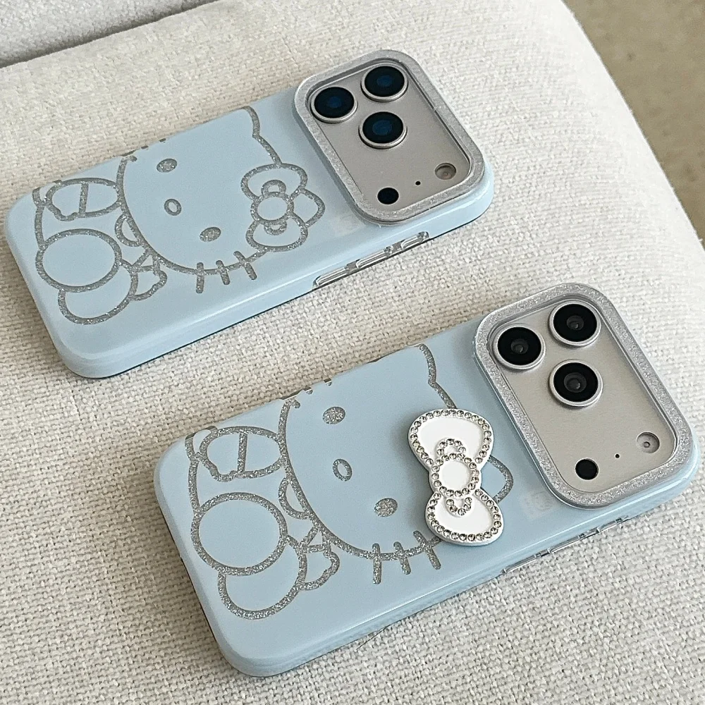 فلاش عدسة الأزرق خلفية فلاش مسحوق KT جراب هاتف آيفون 17 16 15 14 برو ماكس 13 الوفير حماية الصلب الغطاء الخلفي قبعات #6