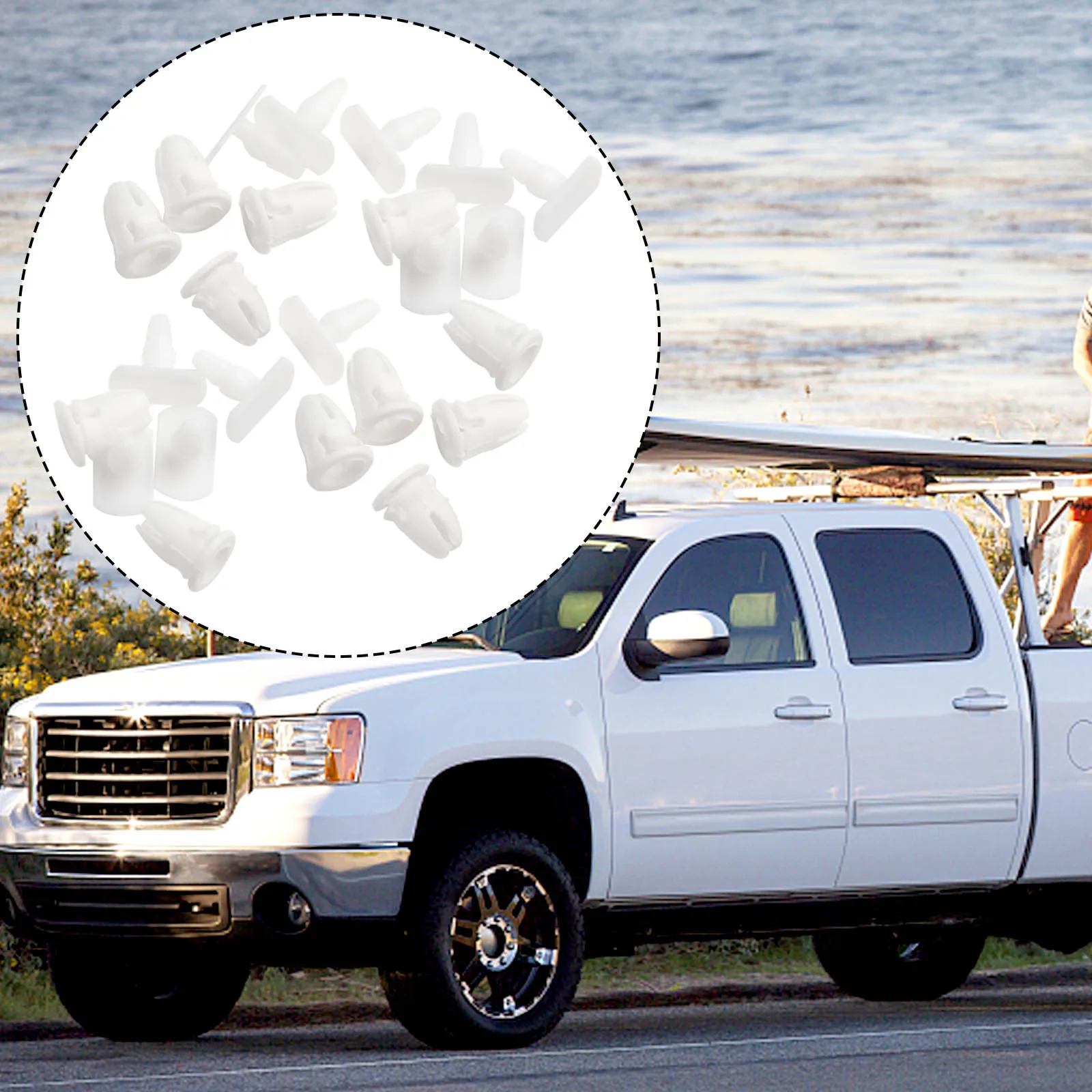 

Clips Trim Left/Right Plastic Push Replaces 20PCS Attachment Button Car Disassembled For Benz High Quality