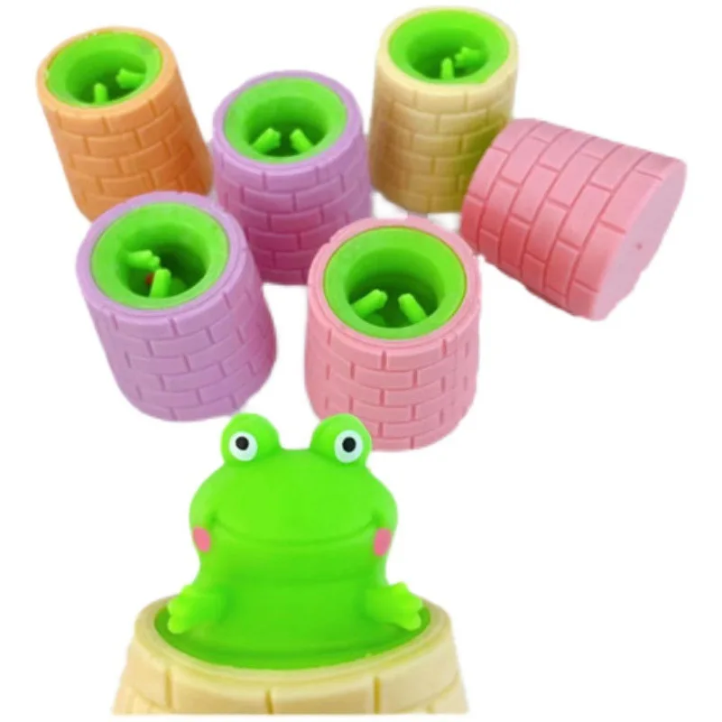Anti-Stress Toy Cute Frog  Squeeze Fidget Toys Squishy Funny Stress Relief For Kids Adults Gift Prop 1pcs J177