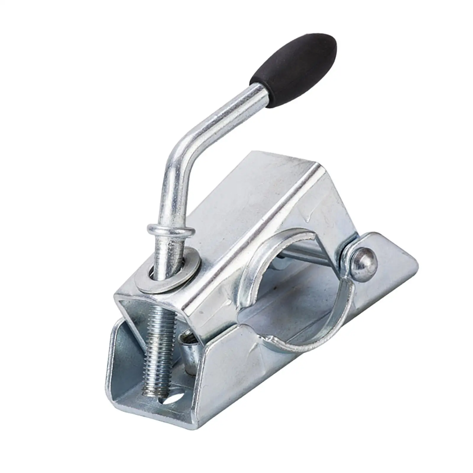 Galvanized Steel Trailer Wheel Split Clamp Easy Install Support Mount Clip for RV Boat 48mm Pipe Diameter