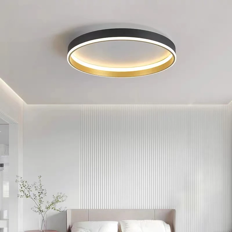 Plafonnier LED au Design Nordique Romantique et Chaud, Luminaire Décoratif d'Nik, Idéal pour une Chambre à Coucher