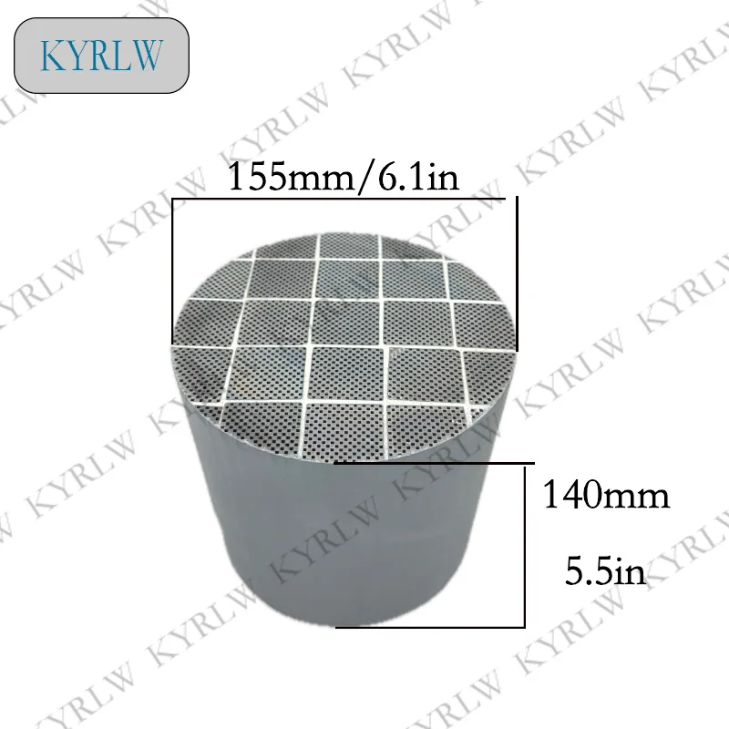 For  Exhaust System 155*140mm 200cpsi SiC DPF Diesel Particulate Filter For Emission Control Dpf