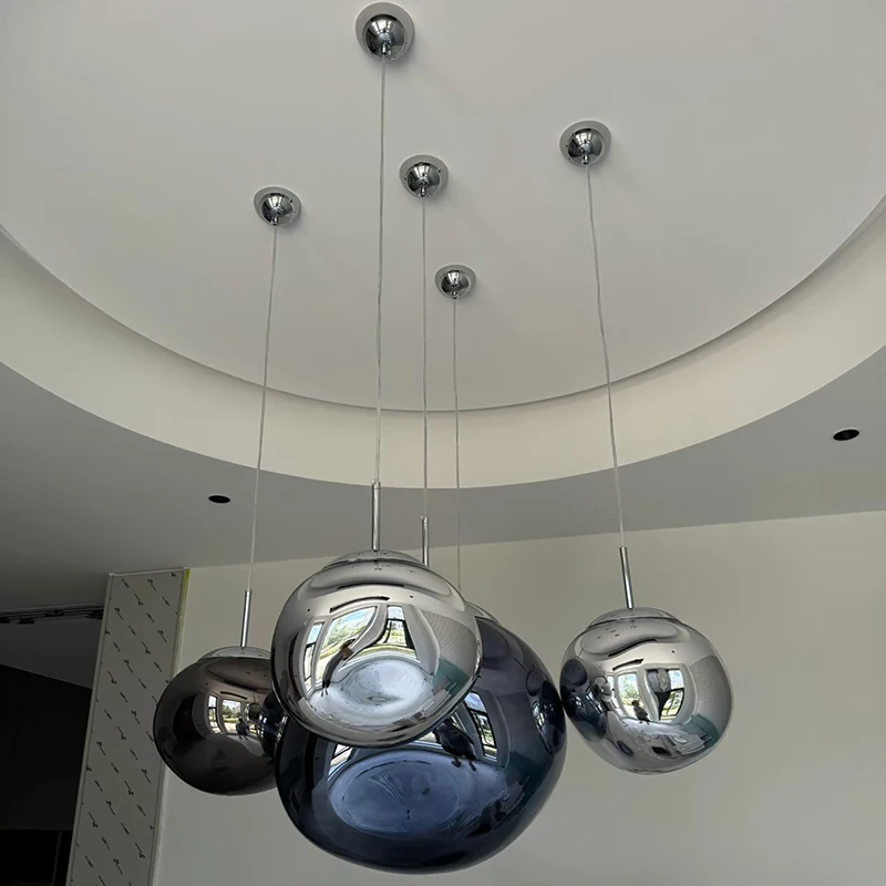 

Engineering customized high-quality chandelier LED Pendant Lights Lava Lamp PVC Lighting for Living Room Indoor Decor Home