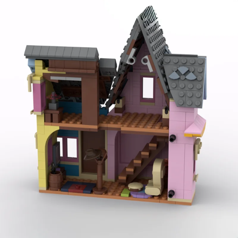 1029 قطعة MOC حتى منزل تعديلات وحدات نموذج اللبنات تجميع هدية الكريسماس لتقوم بها بنفسك اللعب فكرة إبداعية التعليم الطوب #3