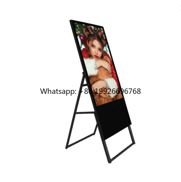 LED Digital Poster Display Screen P2.5 Indoor Full-color HD Stand for Retail Store Wayfinding Elevator