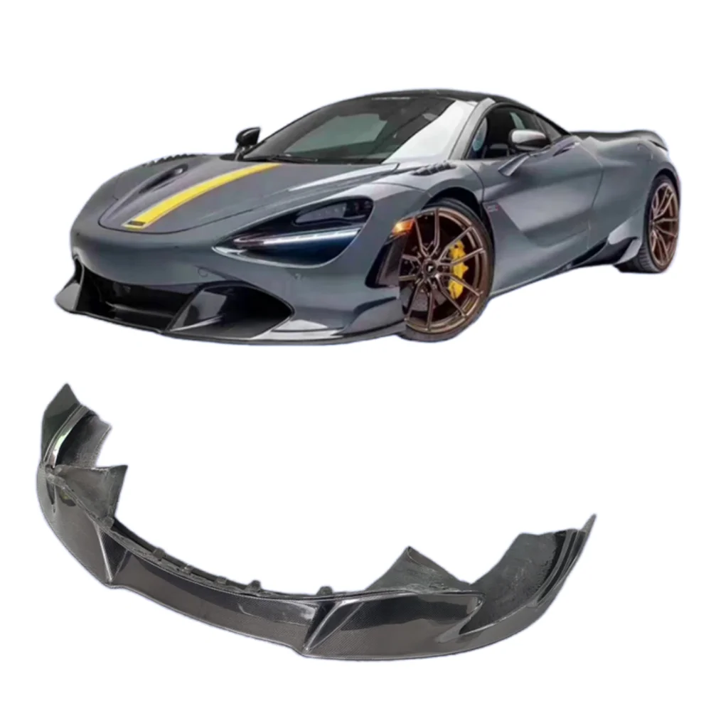 

High Quality Carbon Fiber Front Bumper Lip for McLaren 720S V-style Front Bumper Spoiler Lip Body Kit