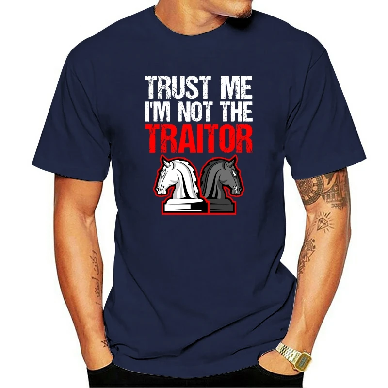 

Trust Me Im Not The Traitor Pure Cotton T Shirt Men Casual Short Sleeve Tees Tops Dropshipping