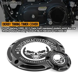 Motorcycle Derby Timer Covers Fit For Harley Touring Road King Street Glide Dyna Fat Bob Low Rider Softail Street Bob 1999-2017