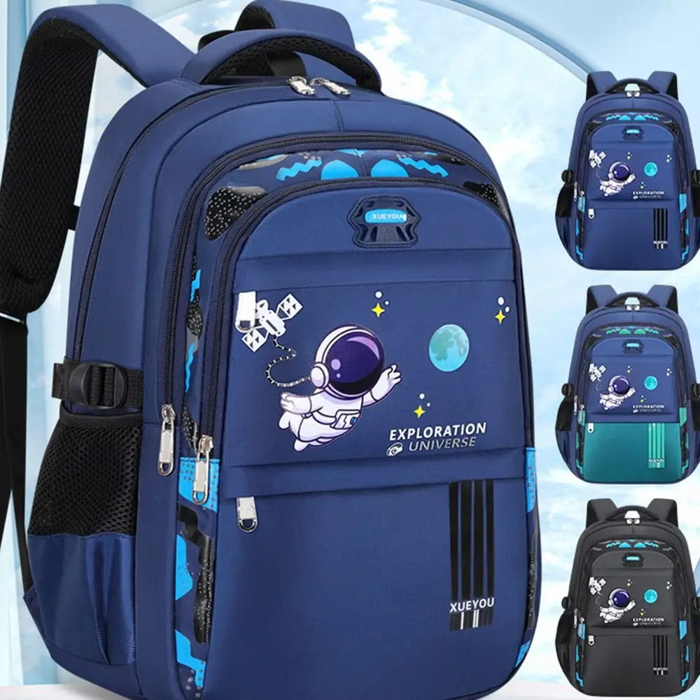 Mochila Kawaii de gran capacidad para niños, bolso de hombro de dibujos animados, impermeable, portátil, para exteriores