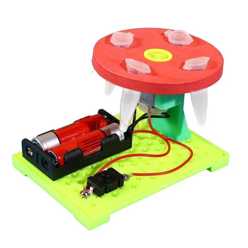 1set Centrifugal Experiment Technology: Students Hand DIY Science Experiment Toys, Children's Science Popularization Equipment
